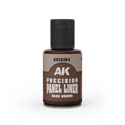 Przejdź do produktu AK Interactive 12104 - Precision Panel Liner Dark Brown 30 ml