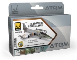 Ammo Mig 20930 - Zestaw farb Atom F-104 Starfighter In Greece And Spain