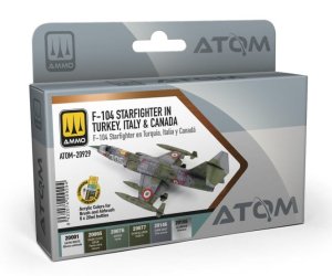 Ammo Mig 20929 - Zestaw farb Atom F-104 Starfighter In Turkey, Italy And Canada