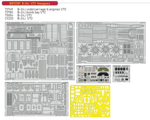 Przejdź do produktu Eduard BIG72187 - 1:72 B-24J