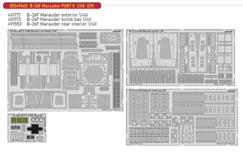 Przejdź do produktu Eduard BIG49465 - 1:48 B-26F Marauder Part II