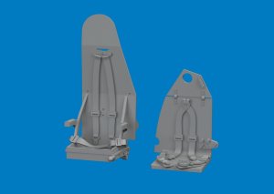 Eduard 672428 - 1:72 Mosquito seats w/ integral belts Print 3D