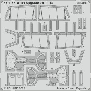 Eduard 481177 - 1:48 S-199 upgrade set