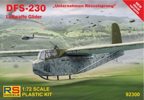 Przejdź do produktu RS Models 92300 - 1:72 DFS-230 Luftwaffe Glider