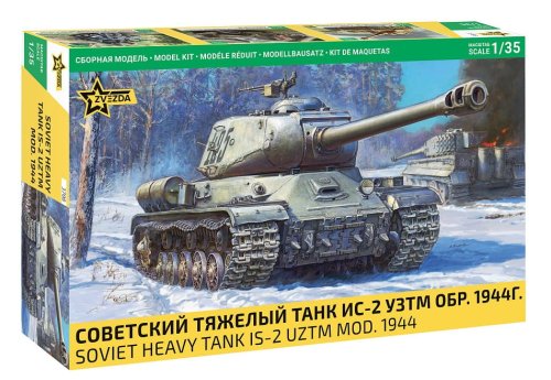 Przejdź do produktu Zvezda 3708 - 1:35 Soviet Heavy Tank IS-2 UZTM Mod. 1945
