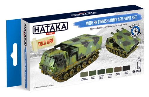 Przejdź do produktu Hataka BS65 - Zestaw farb Modern Finnish Army AFV