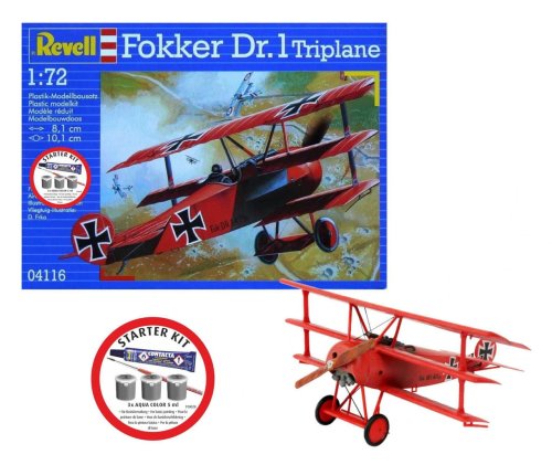 Przejdź do produktu Revell 74116 - 1:72 Fokker Dr.1 Triplane model z farbami