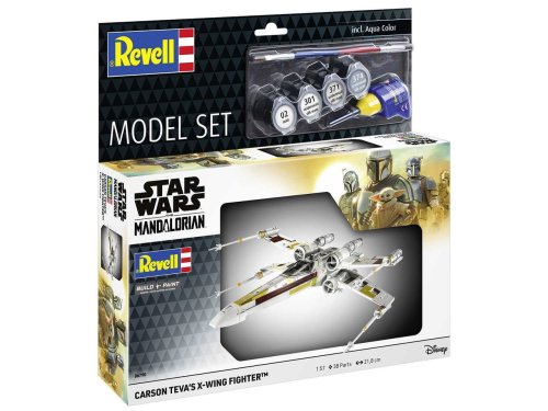 Przejdź do produktu Revell 66790 - 1:57  Star Wars Mandalorian Carson Teva's X-Wing Fighter model z farbami