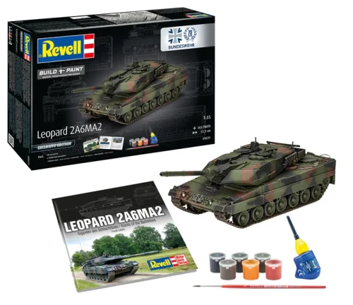 Przejdź do produktu Revell 05631 - 1:35 70 Years Bundeswehr Leopard 2 A6A2 Exclusive Edition model z farbami