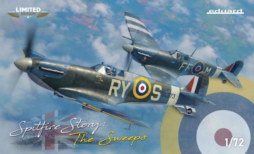 Przejdź do produktu Eduard 2154 - 1:72 Spitfire Story The Sweeps - Spitfire Mk.Vb - Dual Combo Limited Edition
