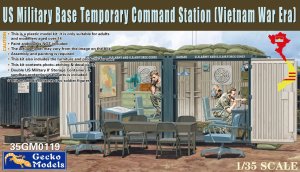 Gecko Models 35GM0119 - 1:35 US Military Base Temporary Command Station Vietnam War Era