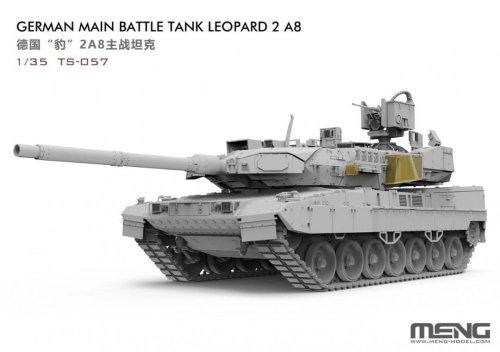 Przejdź do produktu Meng Model TS057 - 1:35 Leopard 2 A8 German Main Battle Tank