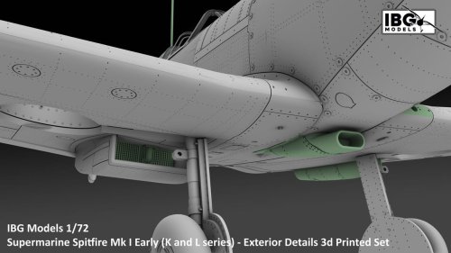 Przejdź do produktu IBG 72U083 - 1:72 Spitfire Mk.I/II Exterior detail set