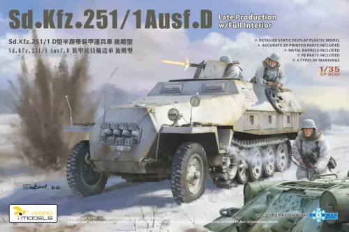 Przejdź do produktu Vespid Models SP8001 - 1:35 Sd.kfz.251/1 Ausf.D Late Production w/ Full Interior