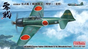 Fine Molds FZ03 - 1:48 IJN A6M5a Carrier Fighter Zero Model 52 Ko - Mitsubishi Production