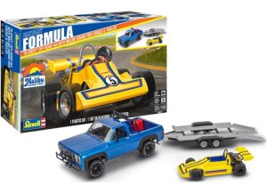 Revell-Monogram 4581 - 1:25 1978 Chevy Off-Road 4x4 w/ Malibu Grand Prix Virage & Trailer