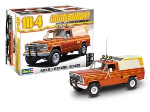 Revell-Monogram 4568 - 1:24 1979 Jeep J-10 Pickup w/ Camper Top