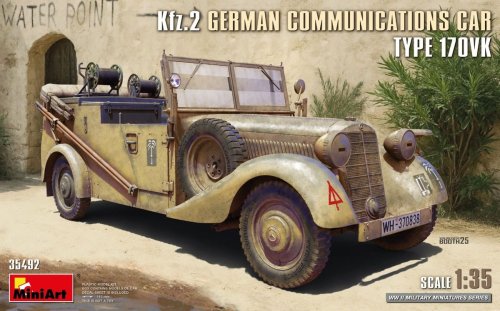 Przejdź do produktu Miniart 35492 - 1:35 Kfz.2 German Communications Car Type 170VK