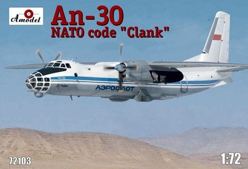 Przejdź do produktu AMODEL 72103 - 1:72 Antonov An-30 NATO Code Clank