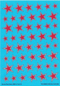 Techmod 48129 - 1:48 Soviet Red Stars