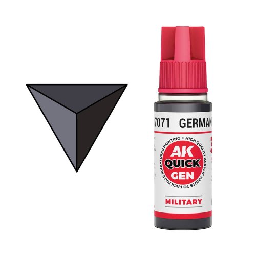 Przejdź do produktu AK Interactive 17071 - Farba akrylowa Quick Gen German Grey 18 ml