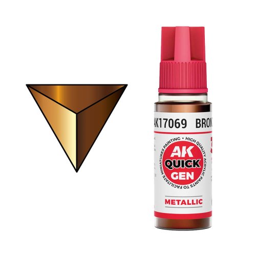Przejdź do produktu AK Interactive 17069 - Farba akrylowa Quick Gen Bronze 18 ml