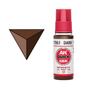 AK Interactive 17061 - Farba akrylowa Quick Gen Dark Flesh 18 ml