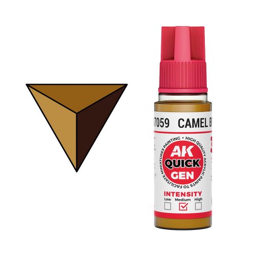 Przejdź do produktu AK Interactive 17059 - Farba akrylowa Quick Gen Camel Brown 18 ml