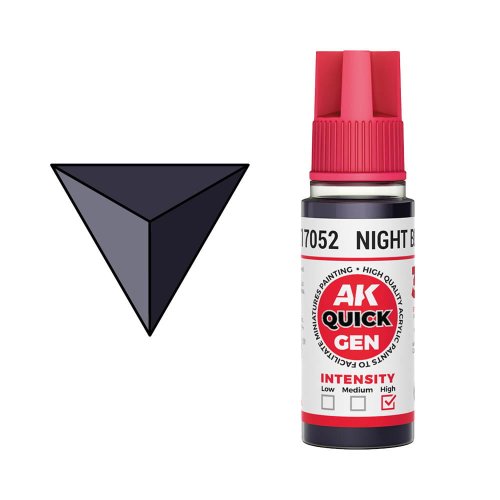 Przejdź do produktu AK Interactive 17052 - Farba akrylowa Quick Gen Night Black 18 ml