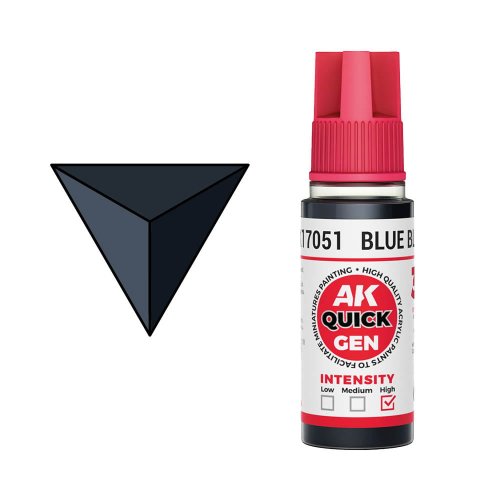 Przejdź do produktu AK Interactive 17051 - Farba akrylowa Quick Gen Blue Black 18 ml