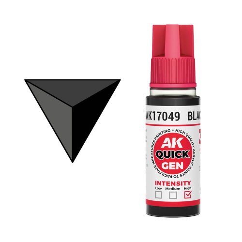 Przejdź do produktu AK Interactive 17049 - Farba akrylowa Quick Gen Black 18 ml