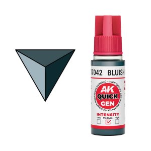 AK Interactive 17042 - Farba akrylowa Quick Gen Bluish Grey 18 ml