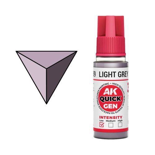Przejdź do produktu AK Interactive 17039 - Farba akrylowa Quick Gen Light Grey Shadow 18 ml