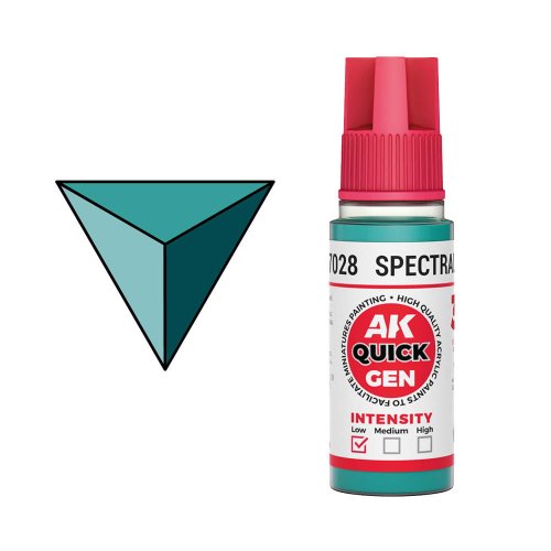 Przejdź do produktu AK Interactive 17028 - Farba akrylowa Quick Gen Spectral Blue 18 ml