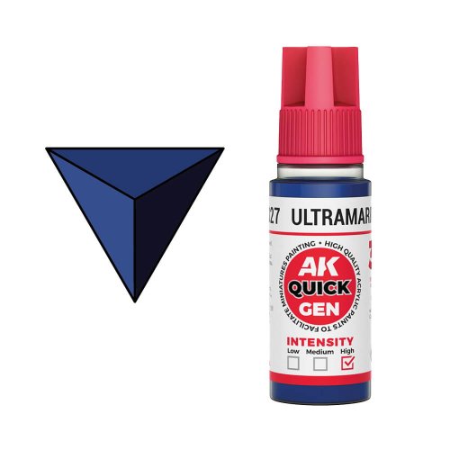 Przejdź do produktu AK Interactive 17027 - Farba akrylowa Quick Gen Ultramarine Blue 18 ml
