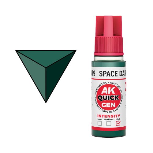 Przejdź do produktu AK Interactive 17019 - Farba akrylowa Quick Gen Space Dark Green 18 ml