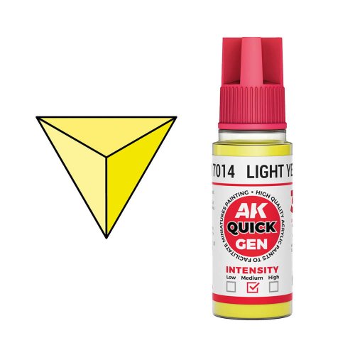 Przejdź do produktu AK Interactive 17014 - Farba akrylowa Quick Gen Light Yellow 18 ml