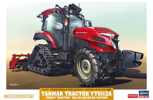 Przejdź do produktu Hasegawa 66112 - 1:35 Yanmar Tractor YT5113A Robot Tractor Delta Crawler / Rotary