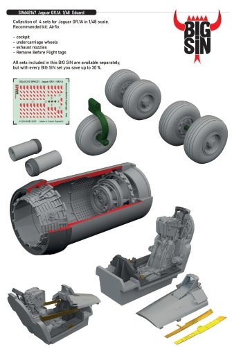 Przejdź do produktu Eduard SIN648147 - 1:48 Jaguar GR.1A