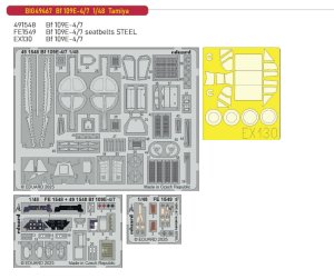 Eduard BIG49467 - 1:48 Bf 109E-4/7