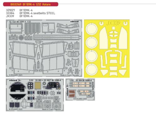 Przejdź do produktu Eduard BIG33169 - 1:32 Bf 109K-4