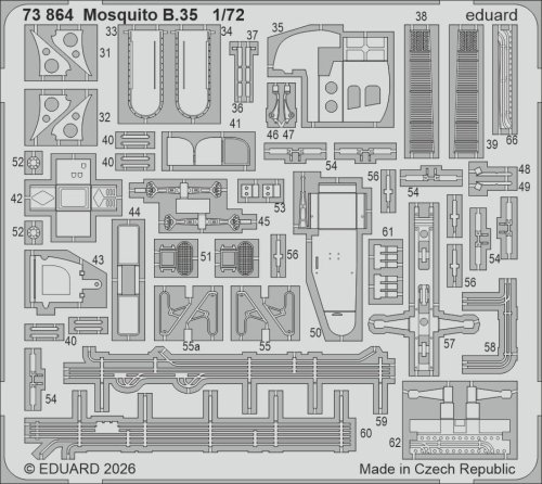 Przejdź do produktu Eduard 73864 - 1:72 Mosquito B.35