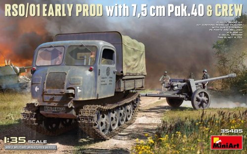 Przejdź do produktu Miniart 35485 - 1:35 RSO/01 Early Prod with 7,5 cm PaK.40 & Crew