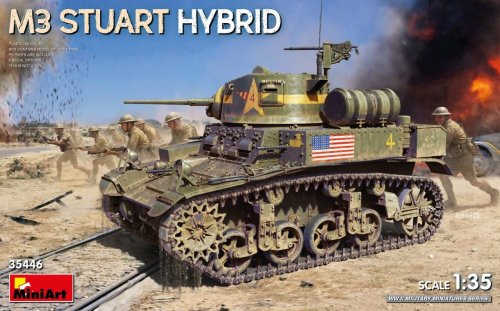 Przejdź do produktu Miniart 35446 - 1:35 M3 Stuart Hybrid