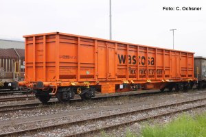 Przedsprzedaż Piko 24553 H0 - Wagon kontenerowy typu Sgnns z nadbudową CH-Wasco, SBB, ep.VI