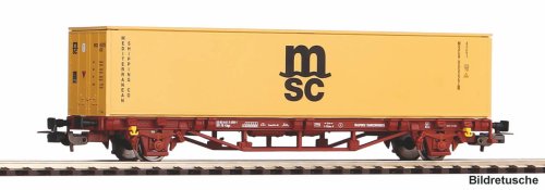 Przejdź do produktu Przedsprzedaż Piko 27751 H0 - Wagon towarowy kontenerowy z kontenerem MSC, FS, ep.VI