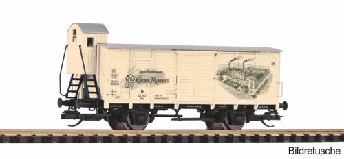 Przejdź do produktu Piko 47852 TT - Wagon towarowy kryty typu G02 z budką hamulcową, Gebr. Maisel, DB, ep.III