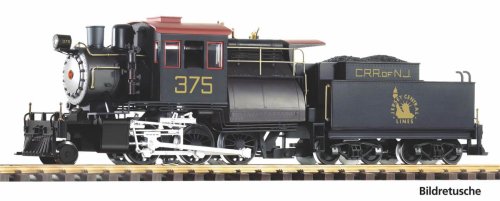 Przejdź do produktu Przedsprzedaż Piko 38280 G - Lokomotywa parowa z tendrem Camelback CNJ, R/C, z dźwiękiem