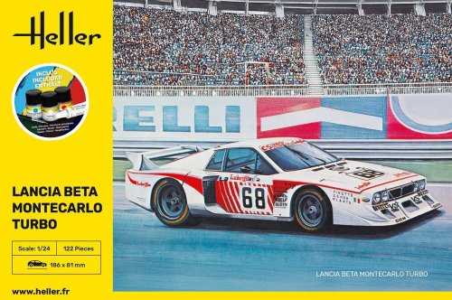 Przejdź do produktu Heller 56741 - 1:24 Lancia Beta Montecarlo Turbo model z farbami