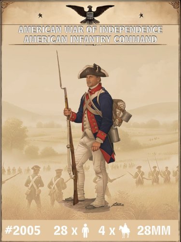 Przejdź do produktu Hat 2005 - 28 mm - American War of Independence American Infantry Command